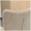 ergonomisk fatolj med fotpall manchester look beige 5