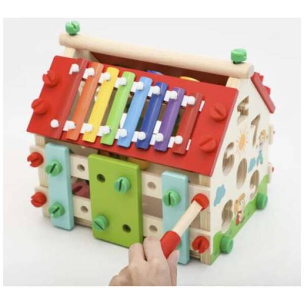 eng pl Kruzzel 22564 wooden educational house 17019 1