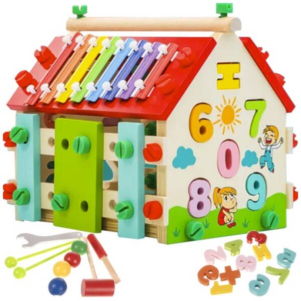 eng pl Kruzzel 22564 wooden educational house 17019 13