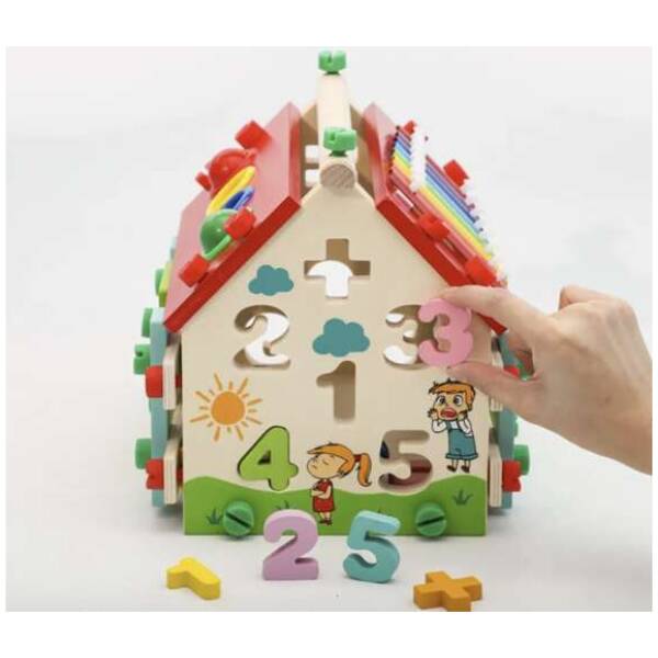 eng pl Kruzzel 22564 wooden educational house 17019 2