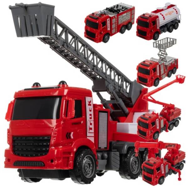 eng pl Kruzzel 24631 Fire Department Car Set 17944 16