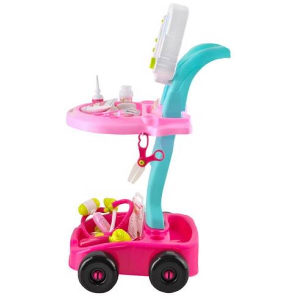 eng pl Little Doctor Set Pink Stroller 13491 2