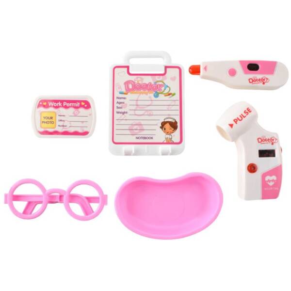 eng pl Little Doctor Set Pink Stroller 13491 7