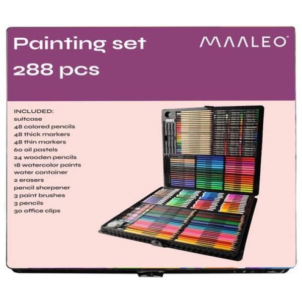 eng pl Painting set in a suitcase 288 pcs 13694 16