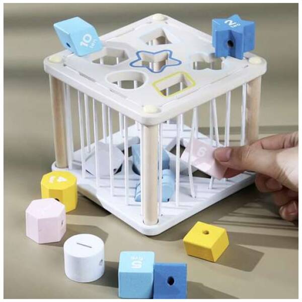 eng pl Sorter wooden sensory cube 22885 17249 1