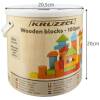 eng pl Wooden blocks 100pcs Kruzzel 22666 17220 12