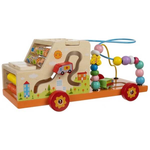 eng pl Wooden car sorter Kruzzel 22652 17331 10