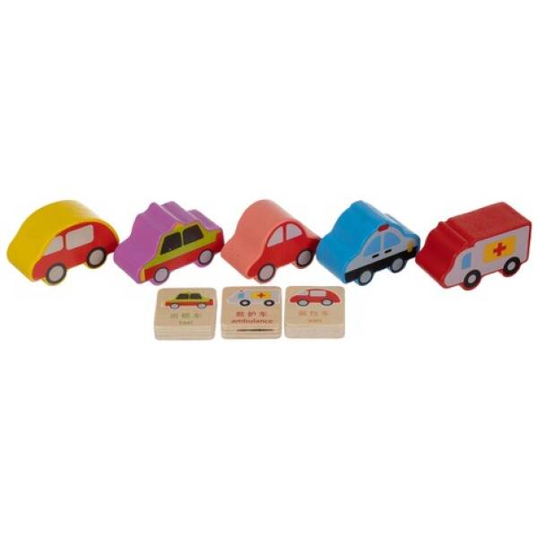 eng pl Wooden car sorter Kruzzel 22652 17331 14