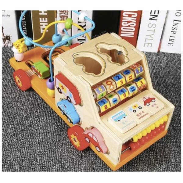 eng pl Wooden car sorter Kruzzel 22652 17331 5