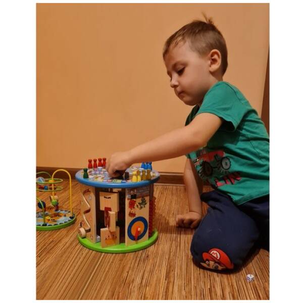 eng pl Wooden educational cube Kruzzel 24670 17945 10