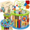 eng pl Wooden educational cube Kruzzel 24670 17945 11