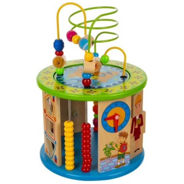 eng pl Wooden educational cube Kruzzel 24670 17945 3