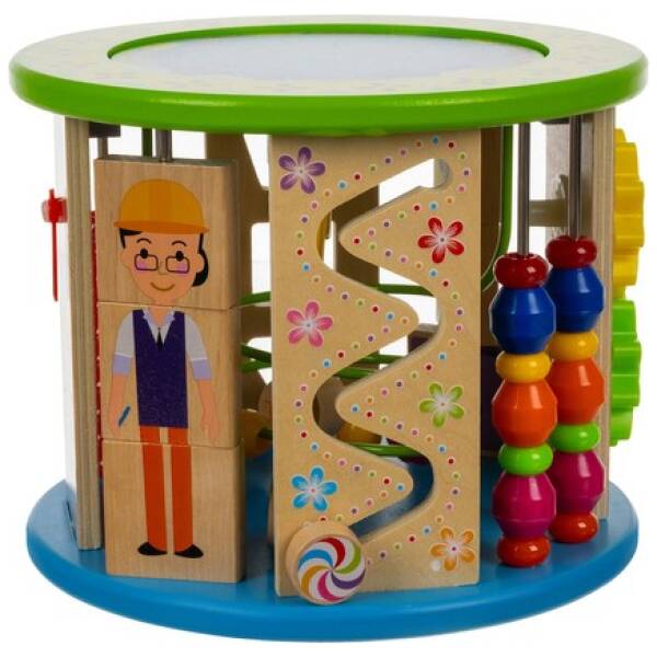 eng pl Wooden educational cube Kruzzel 24670 17945 4