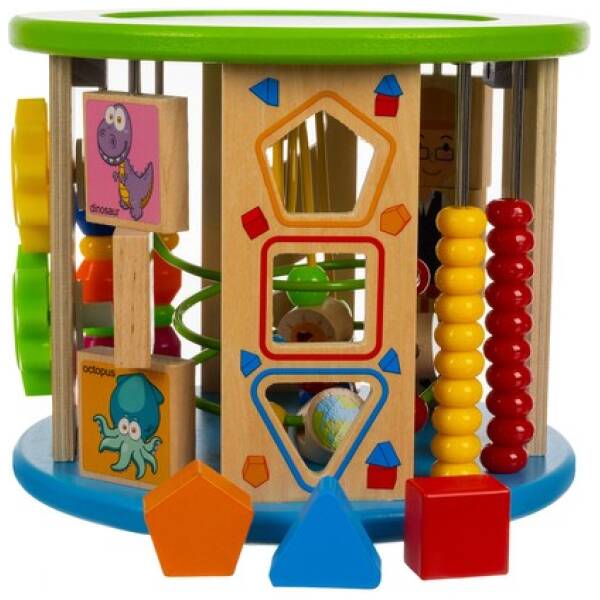 eng pl Wooden educational cube Kruzzel 24670 17945 7