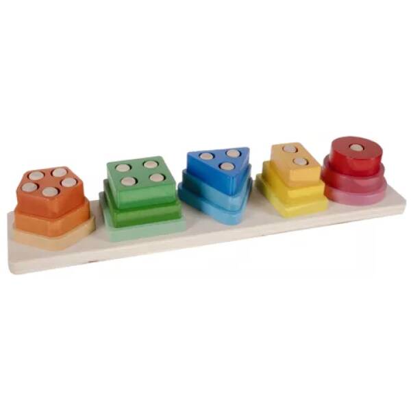 eng pl Wooden puzzle sorter Kruzzel 22492 17081 3