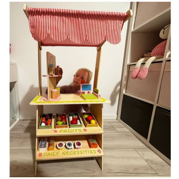 eng pl Wooden stall with accessories Kruzzel 24888 18007 14