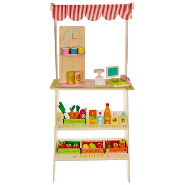 eng pl Wooden stall with accessories Kruzzel 24888 18007 6