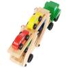 eng pl Wooden truck tow truck set of cars 22698 17073 2