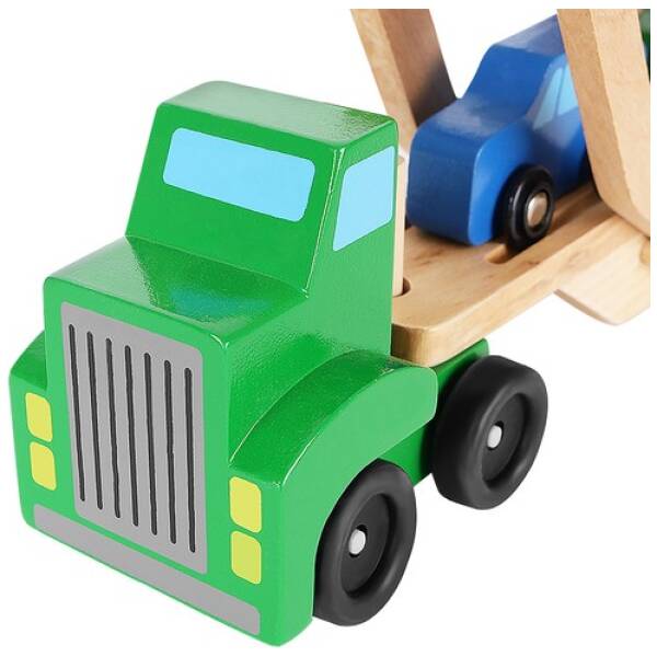 eng pl Wooden truck tow truck set of cars 22698 17073 4