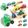 eng pl Wooden truck tow truck set of cars 22698 17073 9