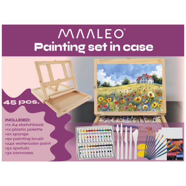 eng pl Painting set in a case 45 pcs Maaleo 23863 18044 6