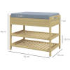 bambu skohylla med sittbank lada 55 x 35 x 46 cm bambu 3