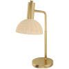 bordslampa guld med rotting lampskarm h 50 cm 5