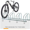 cykelstall for 4 cyklar 110 x 33 x 27 cm silver 3