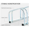 cykelstall for 4 cyklar 110 x 33 x 27 cm silver 7