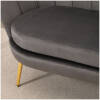 elegant loungesoffa 2 sits glamour sammet gra 7