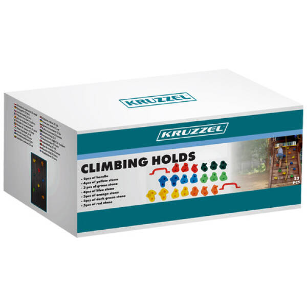 eng pl Climbing holds 22 pieces Kruzzel 25395 18055 7