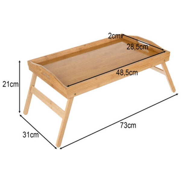 fallbart frukostbord i bambu 73 x 31 x 21 cm 15