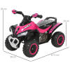 gabil fyrhjuling atv for barn 18 36 manader rosa 1