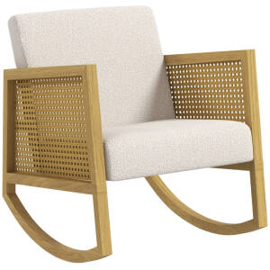 Gyngestol Rattan Boho Style Beige