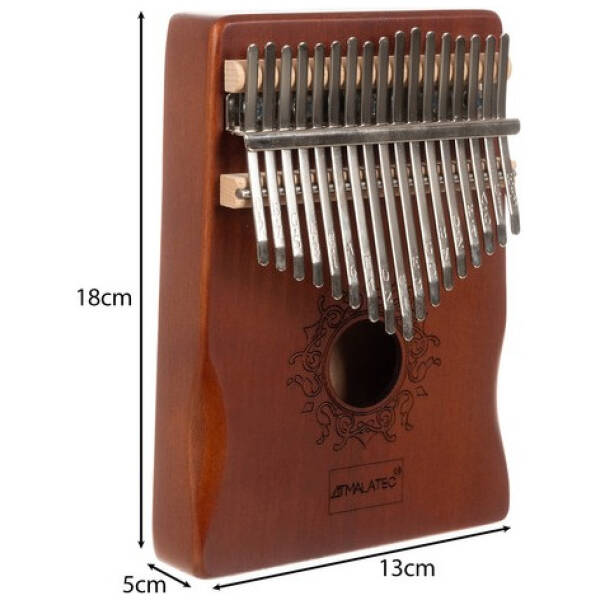 musikinstrument kalimba 17 nyckels komplett set med stamningshammare tumskydd och tillbehor 14