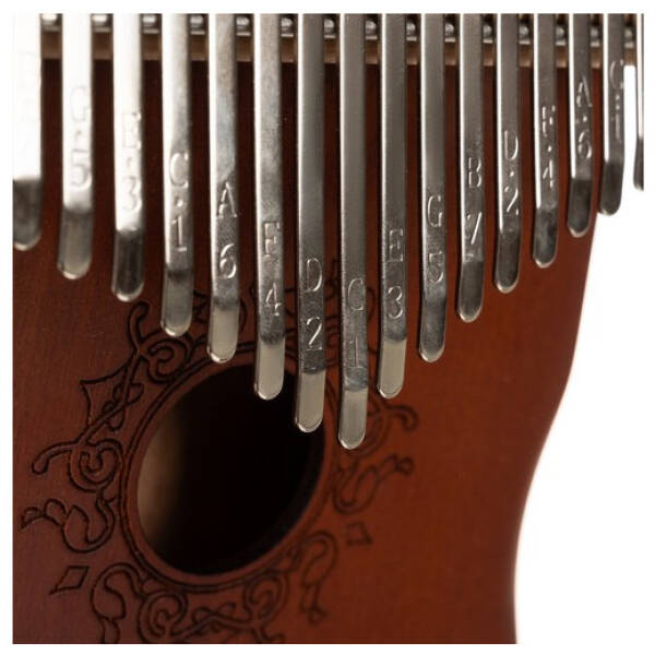 musikinstrument kalimba 17 nyckels komplett set med stamningshammare tumskydd och tillbehor 5