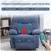 relax massage fatolj med liggfunktion 98 x 90 x 98 cm bla 3