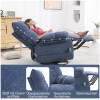 relax massage fatolj med liggfunktion 98 x 90 x 98 cm bla 7