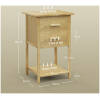 sangbord 2 pack scandi design bambu 2 lador 40 x 34 x 60 cm 2