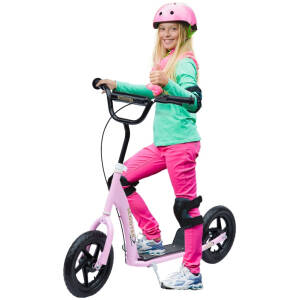 Sparkcykel – 12 tommer bagbremse, højdejusterbar – Rosa