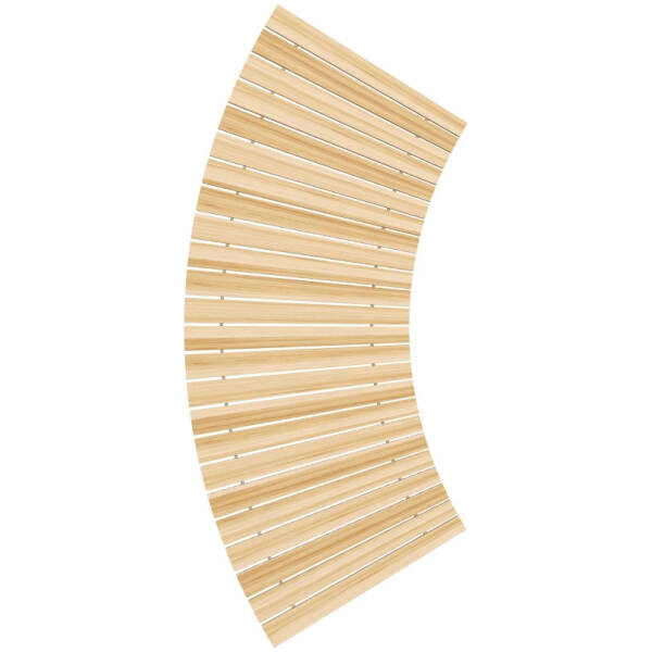 Havegang rullbar – 120 x 47 x 1 cm – Naturlig