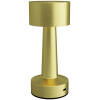 uppladdningsbar bordslampa metall guld h 20 cm 9